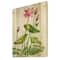 Designart - Vintage Pink Lotuses In The Pond VII - Traditional Print on Natural Pine Wood